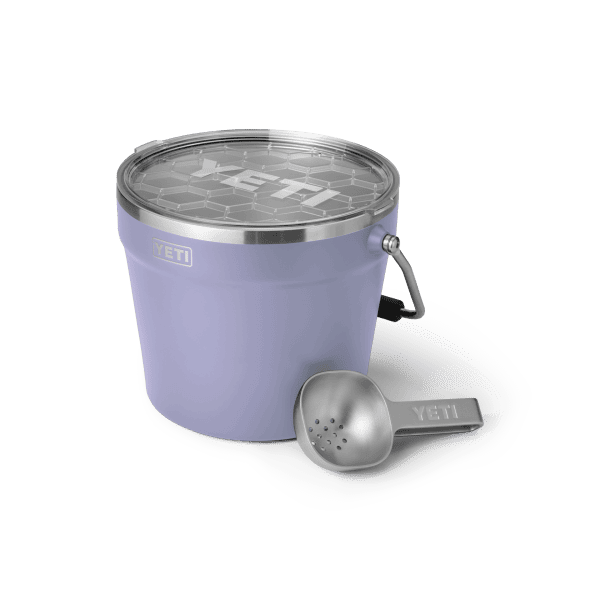 Yeti Rambler Beverage Bucket Cosmic Lilac Ice Scoop