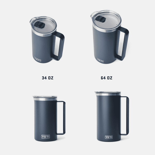 Yeti Rambler Pitcher 34 64 Quad Size Comparison