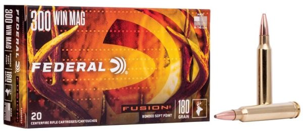 Fusion Rifle - 300 Win Mag, 180 Grain Federal F300WFS3