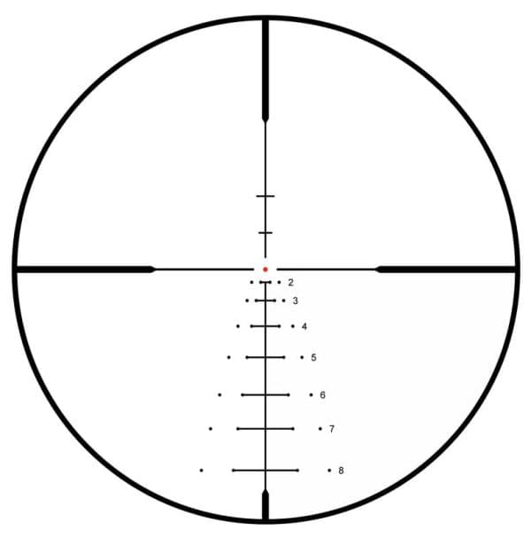 R5 4-12x40 Riflescope with Illuminated DOA-LRH800 - Image 2