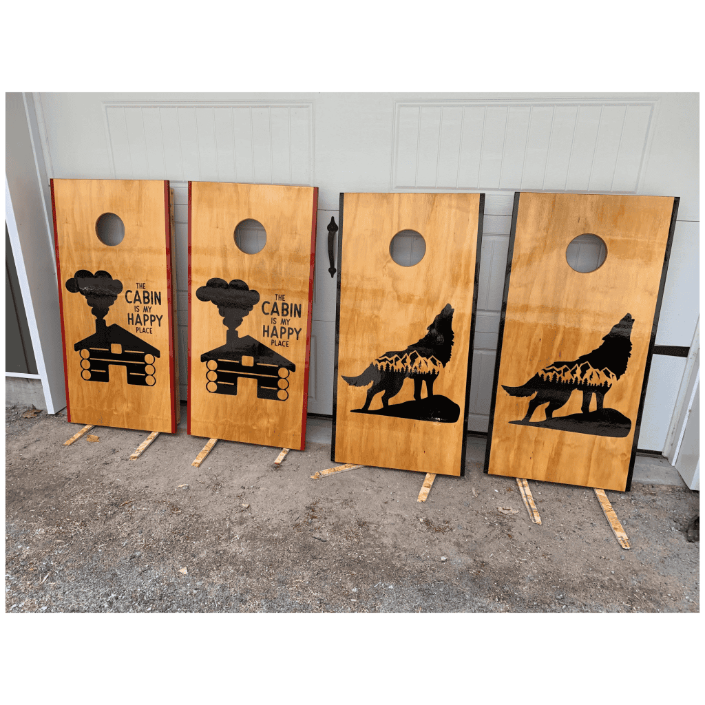 Gramps Woodshop Cornhole Toss Boards