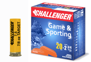 Target Load - 20Ga, 2 3/4", 7/8 oz, #7.5CHALLENGER 40067/C20-7