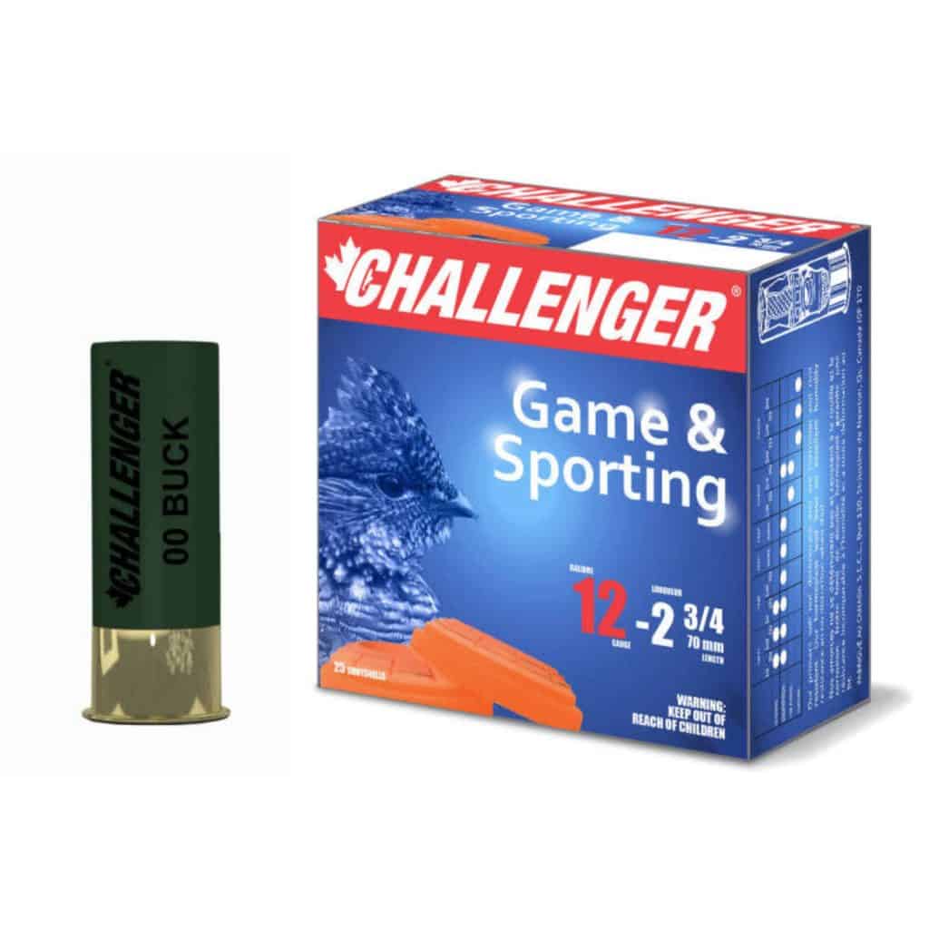 Buckshot - 12Ga, 2 3/4", #00Buck CHALLENGER CHA-00100