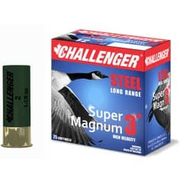 Super Magnum - 12 ga, 3", 1 1/8 oz, #4, Steel CHALLENGER S3H1216M4