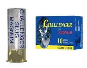 Magnum Slug - 12GA, 2-3/4",1 1/8 oz, Magnum Slug CHALLENGER CH12SLUGS