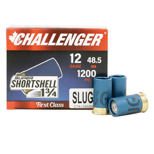 Super Shortshell - 12GA, 1-3/4", 3/4oz, Slug CHALLENGER 60150