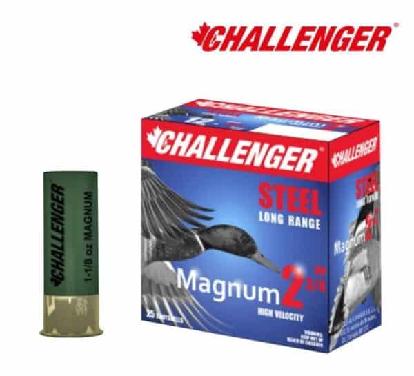 Super Magnum - 12 ga, 2 3/4", 1 1/8 oz, #1, Steel CHALLENGER SH12M2-1