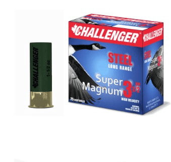 Super Magnum - 12 ga, 3 1/2", 1 3/8 oz, #BB, Steel CHALLENGER SH1235SBB