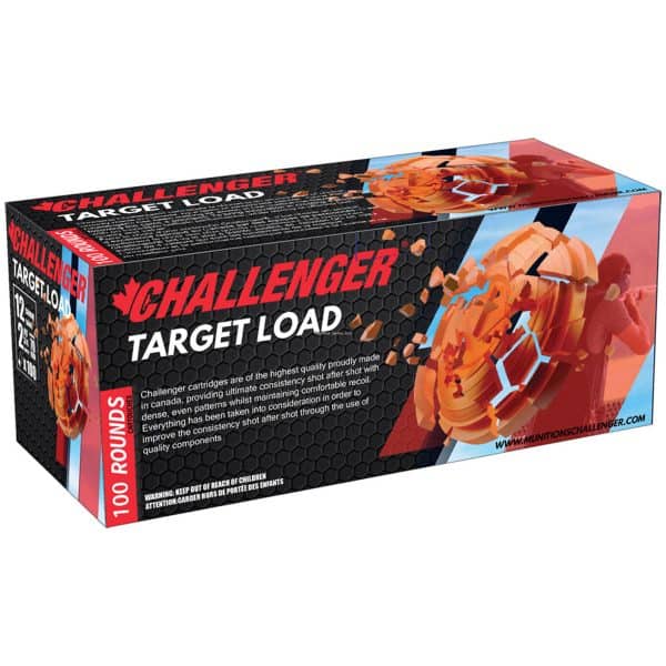 Target Load - 12 Gauge, 2-3/4", 1-1/8 oz, #8 CHALLENGER 43028