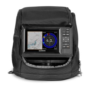 ECHOMAP™ UHD2 Keyed 5" Ice Fishing Bundle - UHD2 55cv, Dual Beam-IF Transducer Garmin 010-02592-35