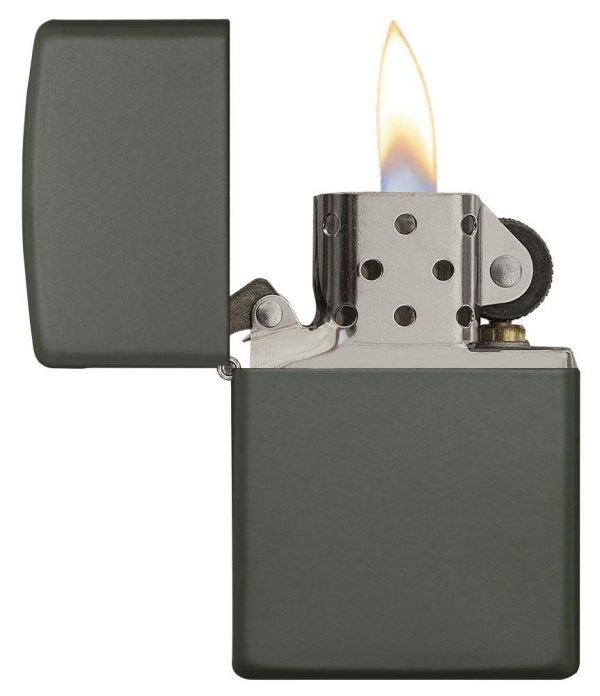 Classic Green Matte Lighter - Image 3