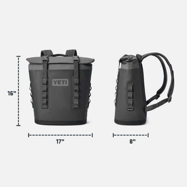 Yeti Hopper M12 Backpack Cooler - dimensions