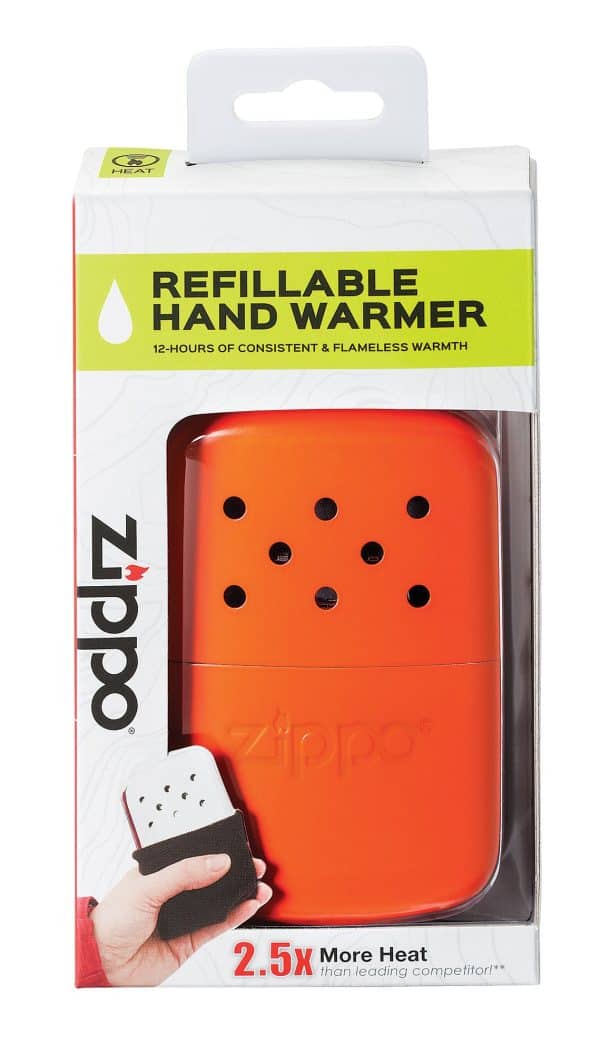 12-Hour Refillable Hand Warmer - Blaze Orange ZIPPO LIGHTERS 04168940348