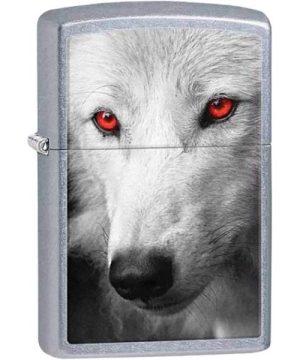 Wolf With Red Eyes Lighter ZIPPO LIGHTERS 28877