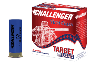 12ga Target Handicap 3 Dram - 11:8 oz, 2-3:4, #7.5 Challenger