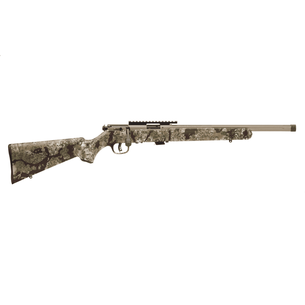 93R17 FV-SR - 17 HMR, 16.5_, Kryptek Camo Stock - FDE_Tan Barrel Savage