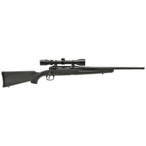 Axis XP - 22-250 Remington, 22", Black, Package with 3-9x40 Scope, 4+1 Rounds Savage