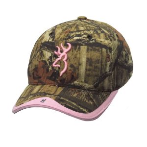 Browning Women's Gunner Camo Cap - Mossy Oak Infinity Camo & Pink