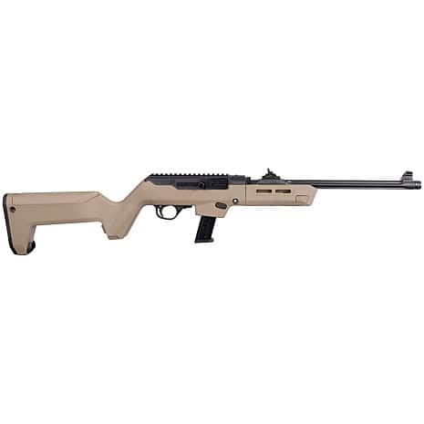 PC Carbine - 9mm, 18.60 Takedown Barrel, Flat Dark Earth Magpul PC Backpacker Stock Ruger