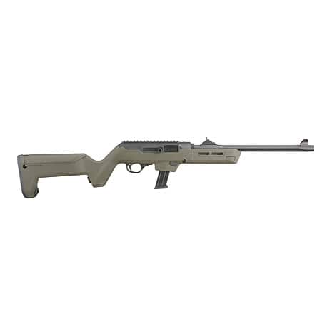 PC Carbine - 9mm, 18.60 Takedown Barrel, OD Green Magpul PC Backpacker Stock Ruger