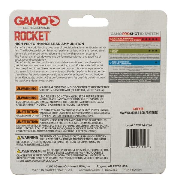 Rocket Pellets - .177 Cal, 150 Count2