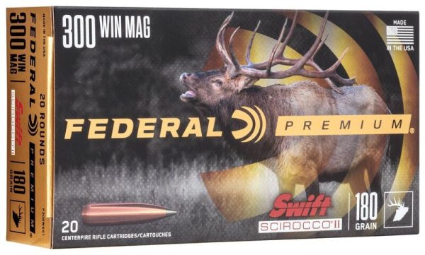 Swift Scirocco II - 300 Win Mag, 180 Grain Federal