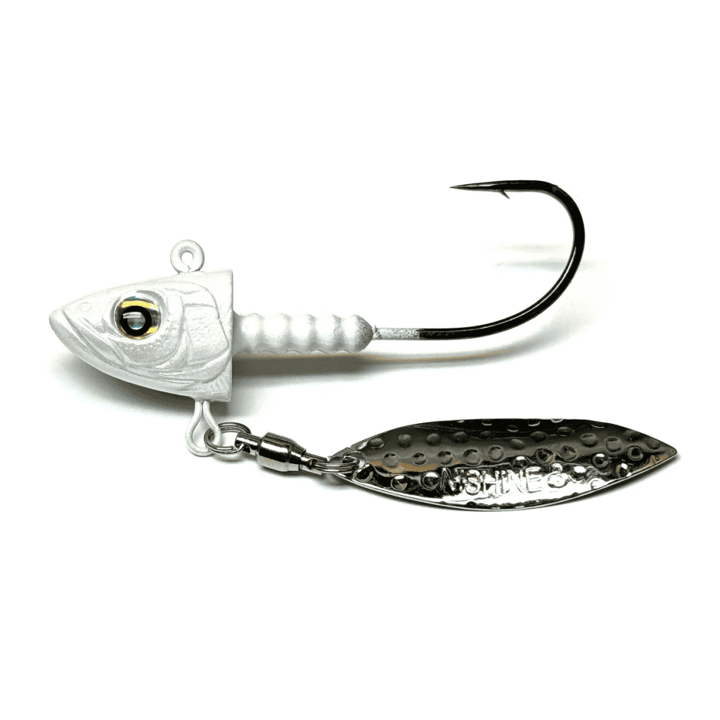 SmeltHead Plus - Pearl White, 1oz, #4/0 Hook NISHINE LURE WORKS