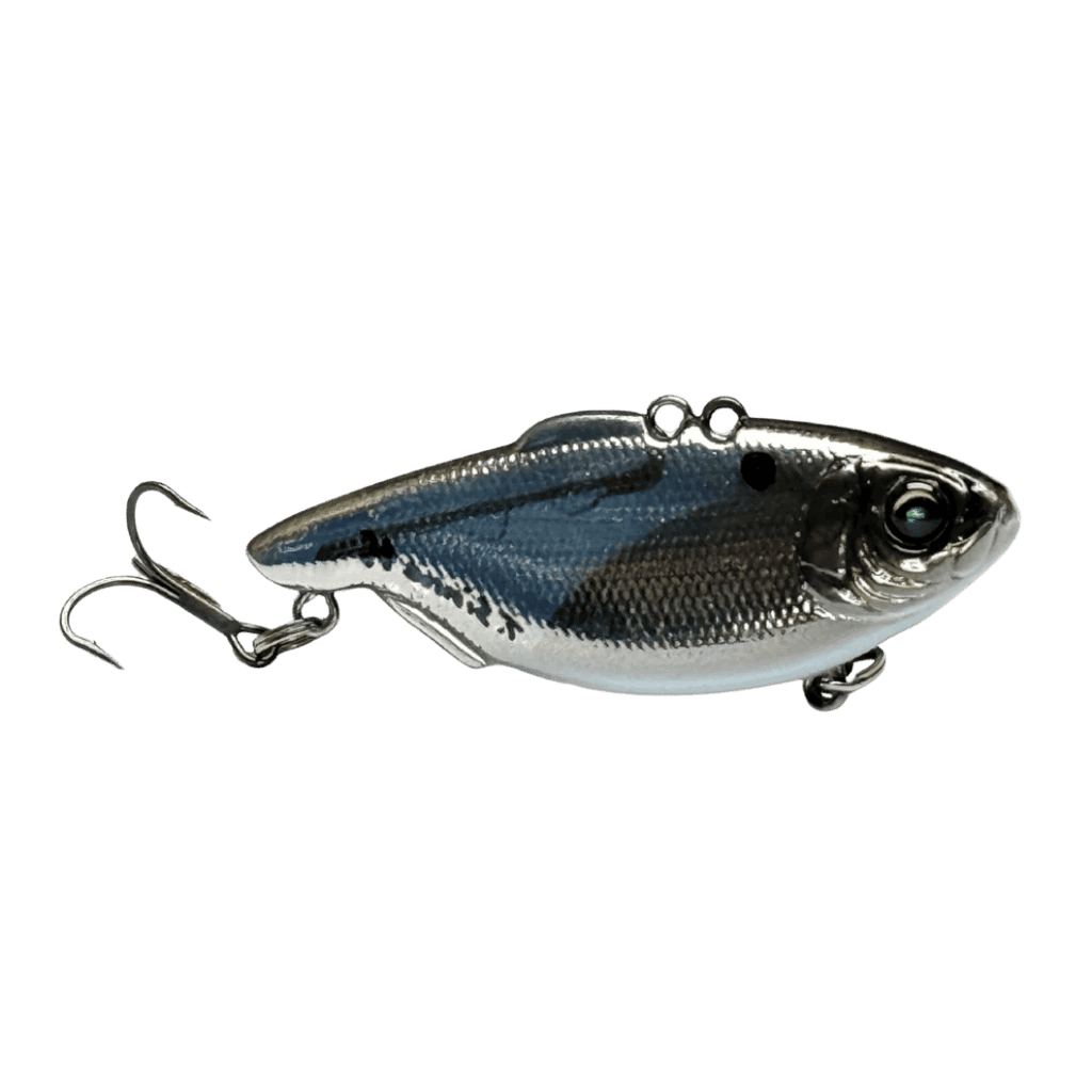 Tiny Simcoe 45 SW Standard Weight - Ghost Chrome GB Shad, 5/16oz NISHINE LURE WORKS