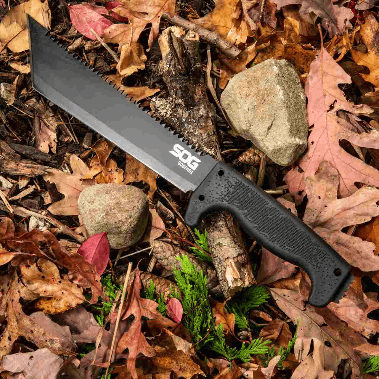 SOGfari Tanto Machete - 10", Black 7 SOGfari Tanto Machete - 10", Black - Image 7