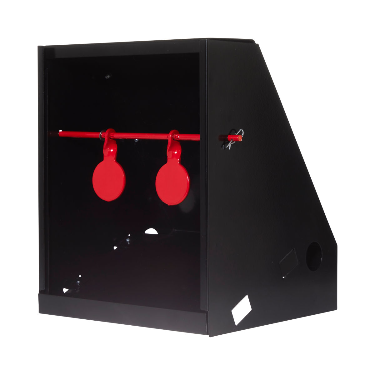 EZ Aim® Air Gun Pellet Shooting Target & Trap - 7"W x 7.5"H, Black 2 EZ Aim® Air Gun Pellet Shooting Target & Trap - 7"W x 7.5"H, Black - Image 2