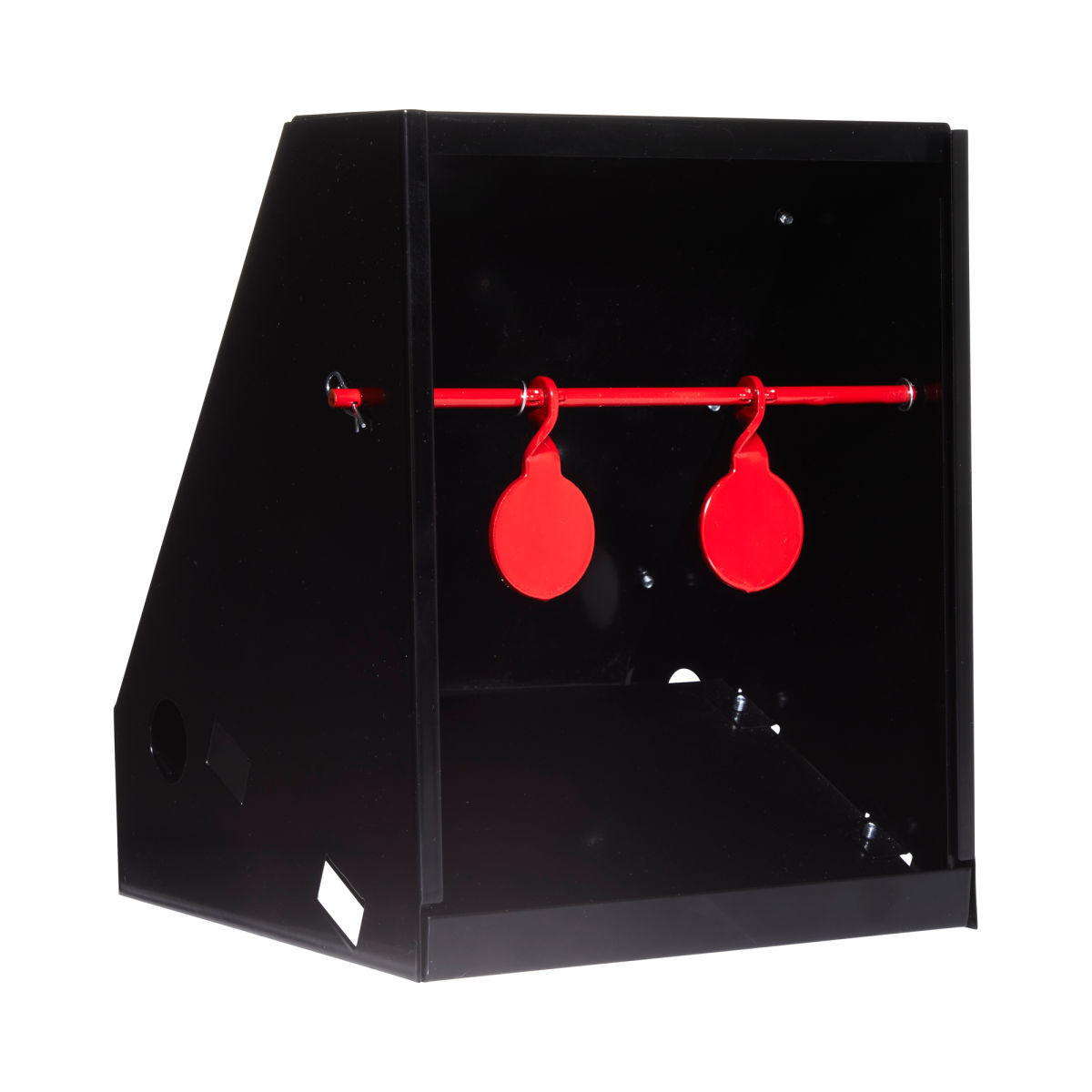 EZ Aim® Air Gun Pellet Shooting Target & Trap - 7"W x 7.5"H, Black 3 EZ Aim® Air Gun Pellet Shooting Target & Trap - 7"W x 7.5"H, Black - Image 3